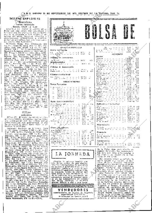 ABC MADRID 29-09-1973 página 74