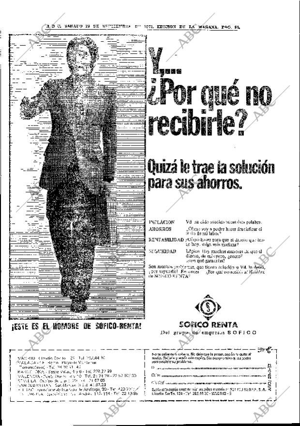 ABC MADRID 29-09-1973 página 84