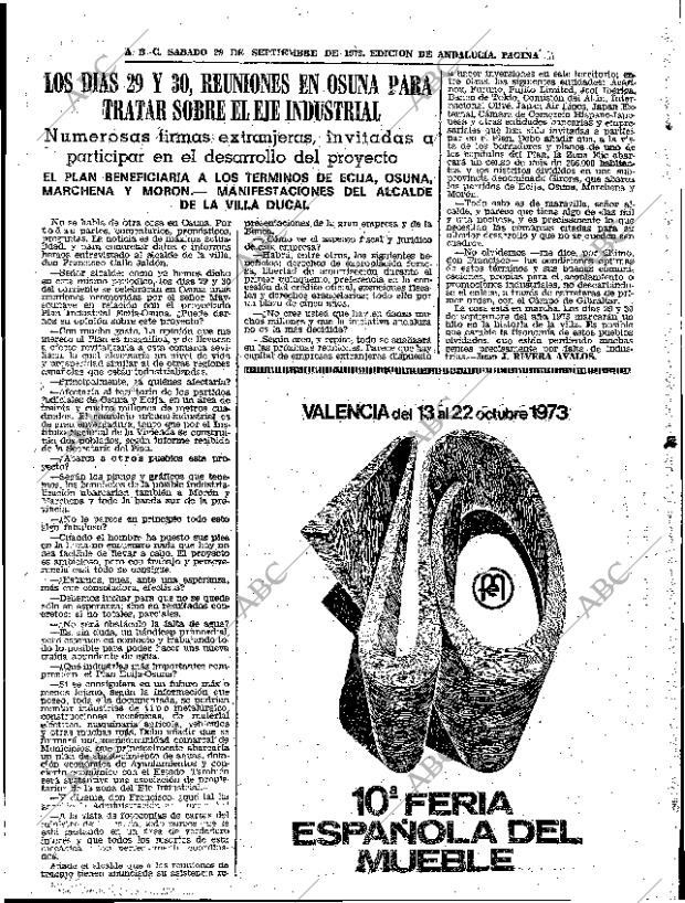 ABC SEVILLA 29-09-1973 página 67