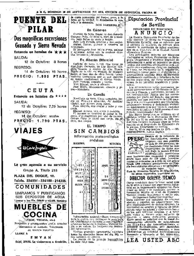 ABC SEVILLA 30-09-1973 página 50