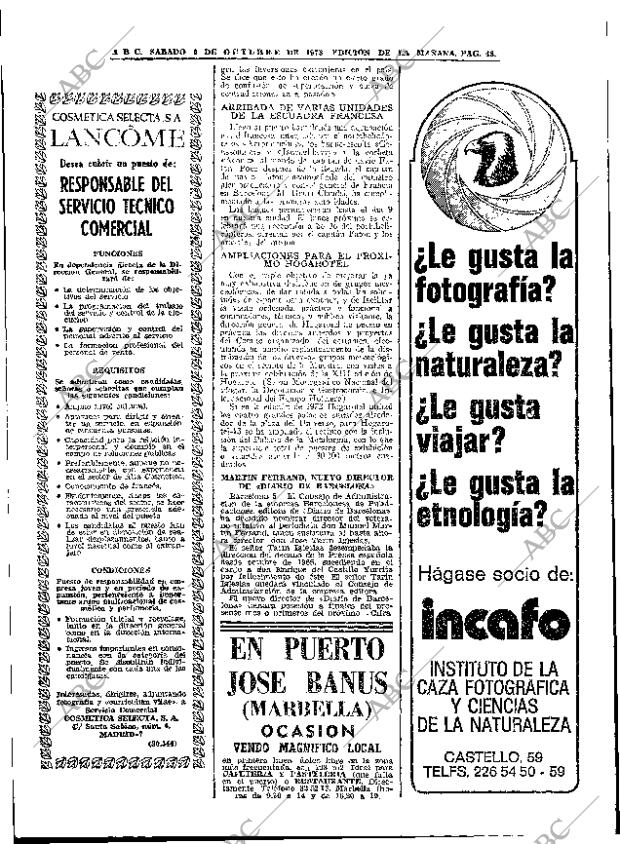 ABC MADRID 06-10-1973 página 48