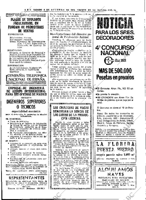 ABC MADRID 06-10-1973 página 54