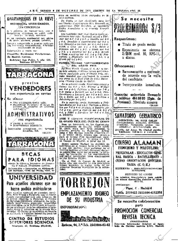 ABC MADRID 06-10-1973 página 84