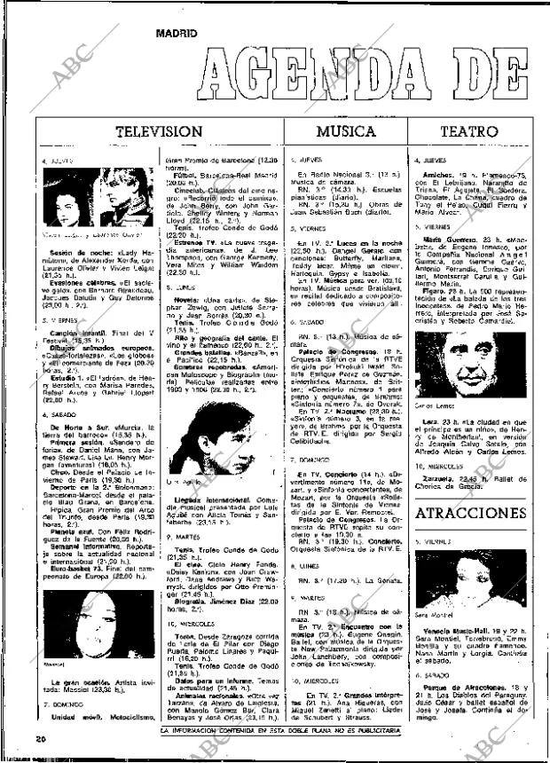 BLANCO Y NEGRO MADRID 06-10-1973 página 20