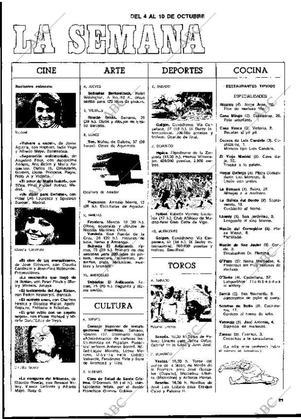 BLANCO Y NEGRO MADRID 06-10-1973 página 21