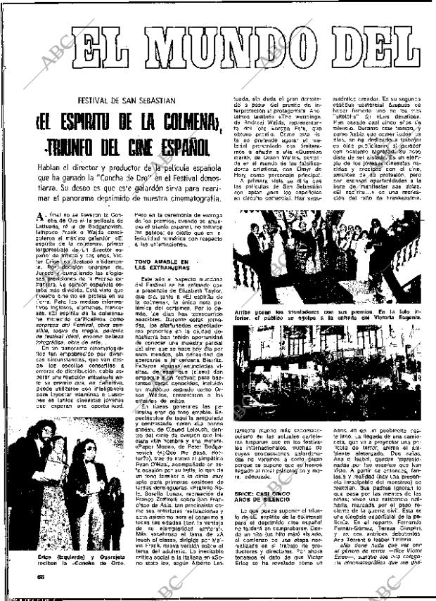 BLANCO Y NEGRO MADRID 06-10-1973 página 68