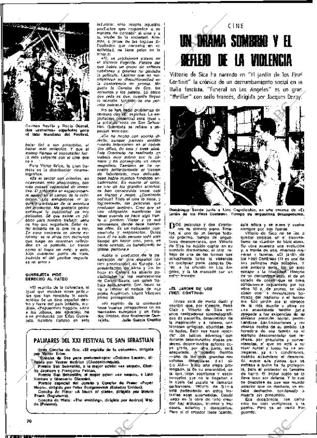 BLANCO Y NEGRO MADRID 06-10-1973 página 70