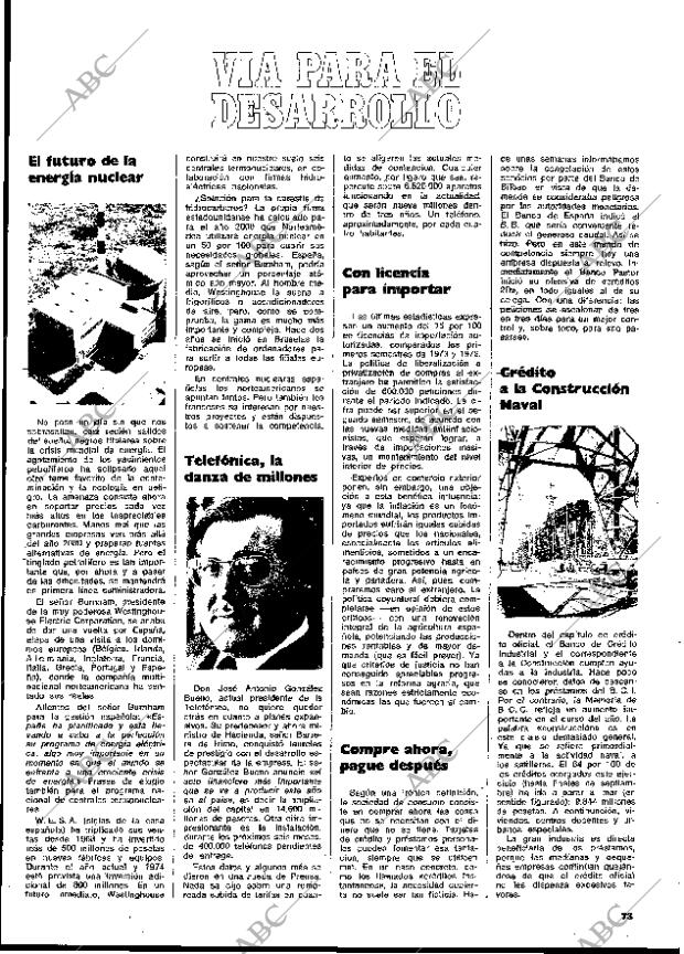 BLANCO Y NEGRO MADRID 06-10-1973 página 73