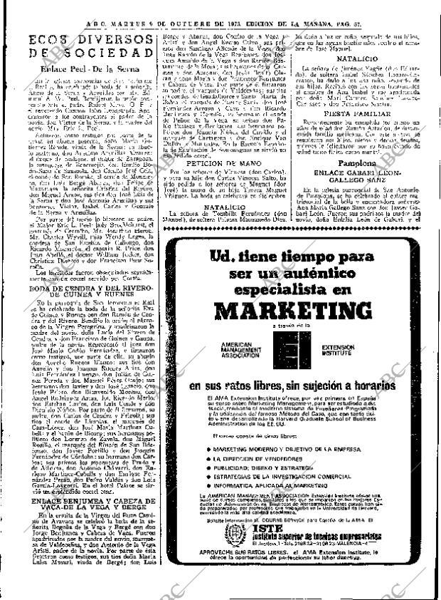 ABC MADRID 09-10-1973 página 57