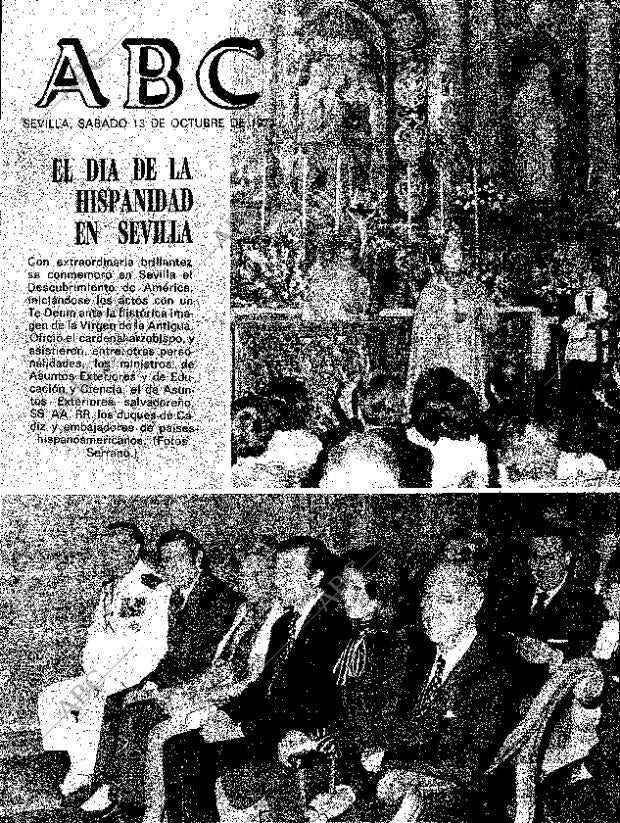 ABC SEVILLA 13-10-1973 página 1