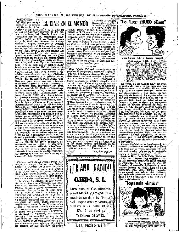 ABC SEVILLA 20-10-1973 página 49