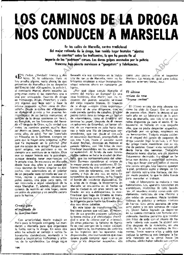 BLANCO Y NEGRO MADRID 20-10-1973 página 104