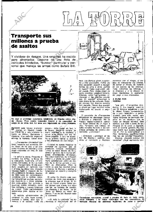 BLANCO Y NEGRO MADRID 20-10-1973 página 74