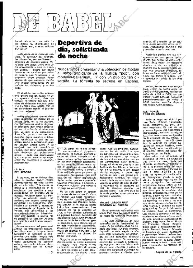 BLANCO Y NEGRO MADRID 20-10-1973 página 75