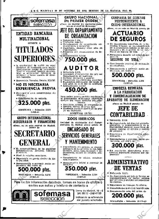 ABC MADRID 23-10-1973 página 88