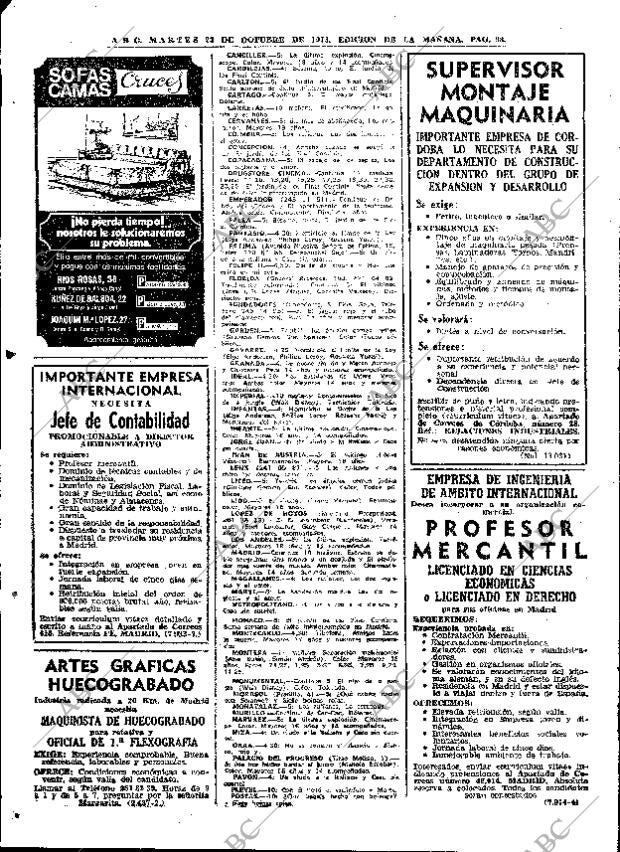 ABC MADRID 23-10-1973 página 98