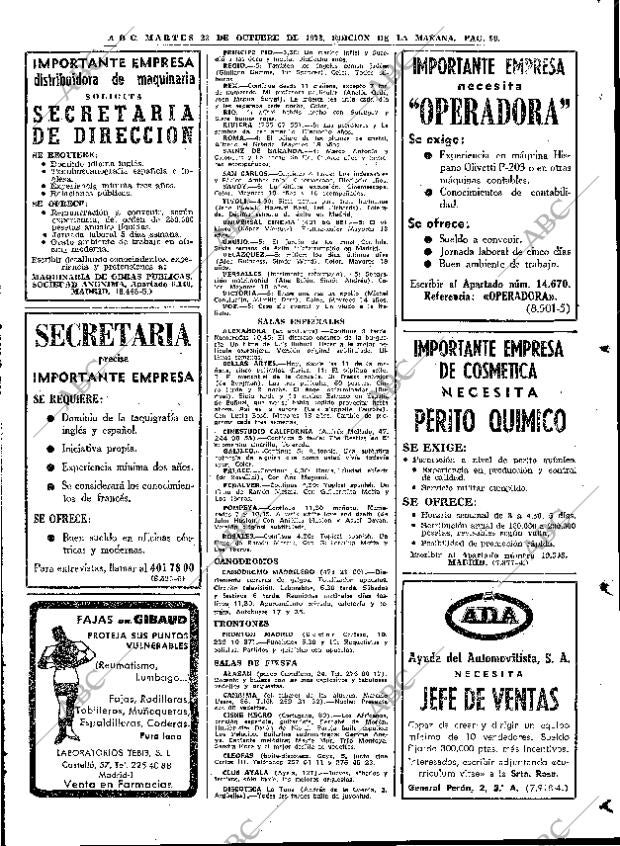 ABC MADRID 23-10-1973 página 99