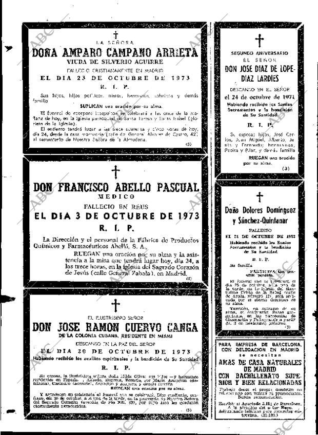 ABC MADRID 24-10-1973 página 108