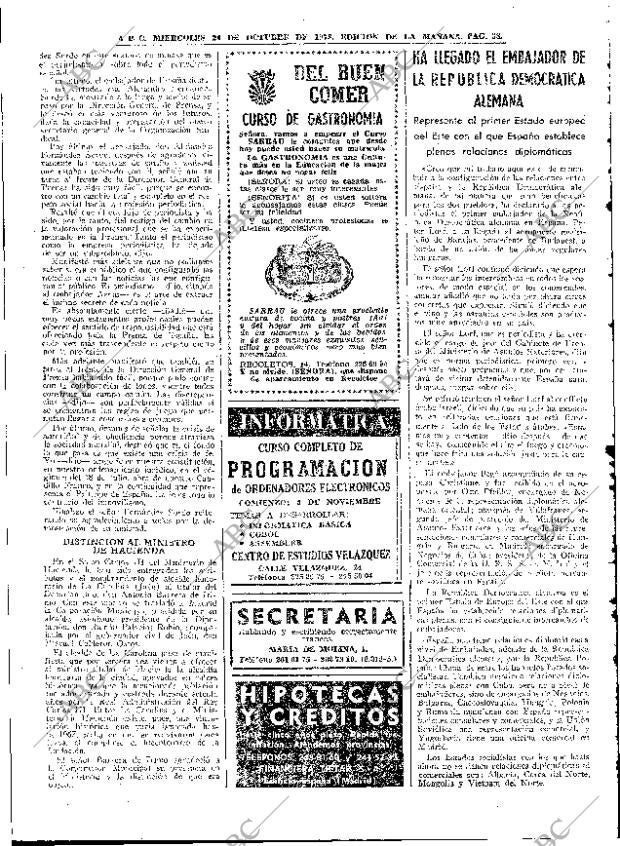 ABC MADRID 24-10-1973 página 38