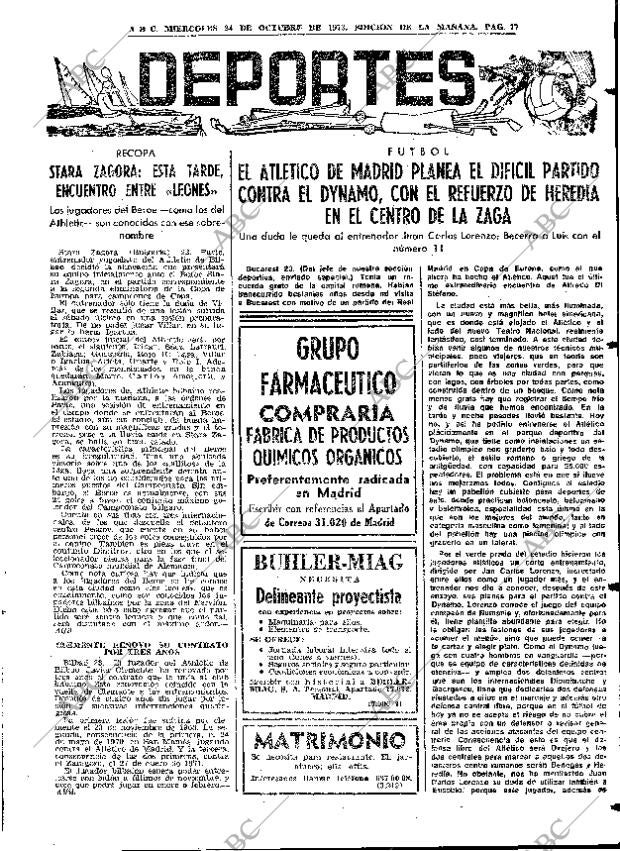 ABC MADRID 24-10-1973 página 77