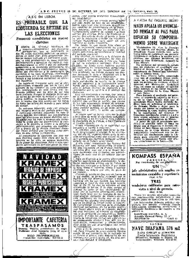 ABC MADRID 25-10-1973 página 32