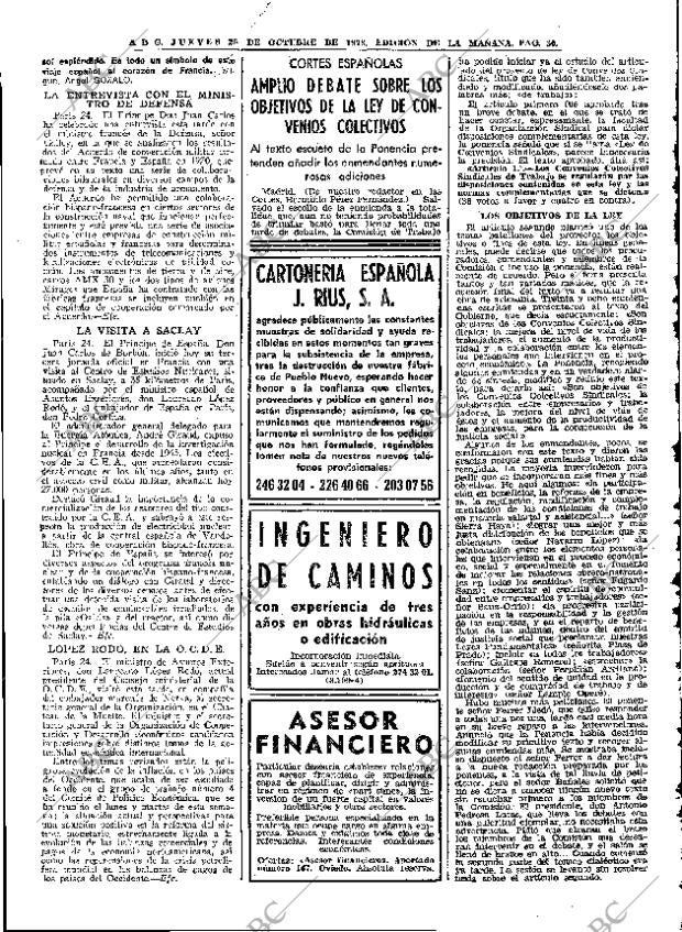 ABC MADRID 25-10-1973 página 36