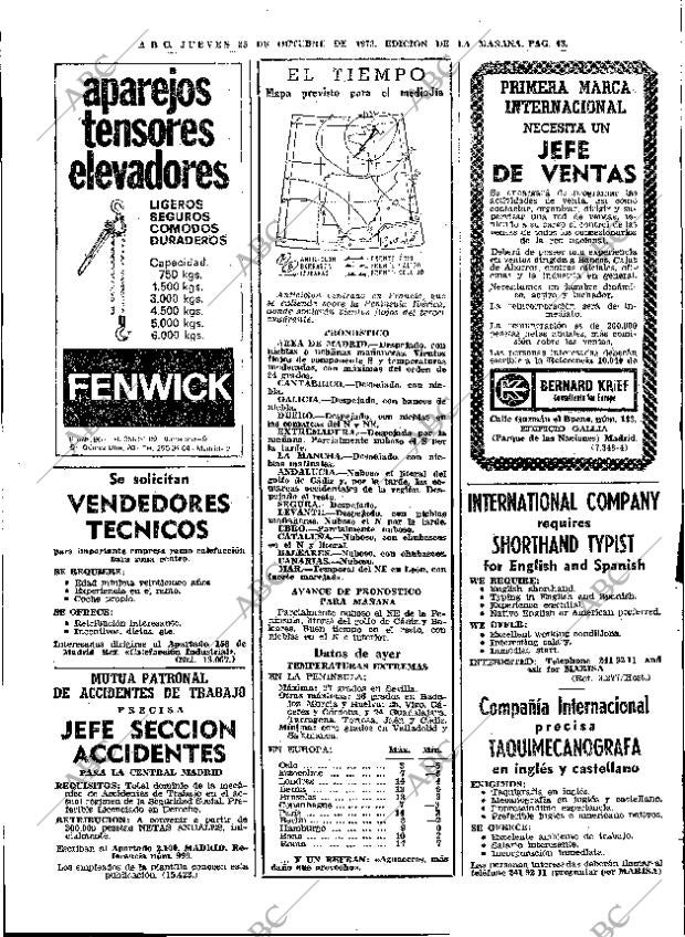 ABC MADRID 25-10-1973 página 48