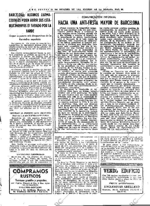 ABC MADRID 25-10-1973 página 49
