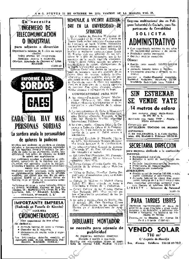ABC MADRID 25-10-1973 página 58