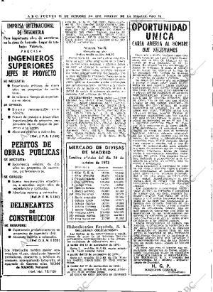 ABC MADRID 25-10-1973 página 74