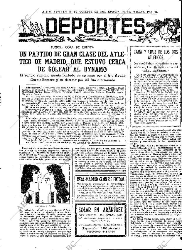 ABC MADRID 25-10-1973 página 77