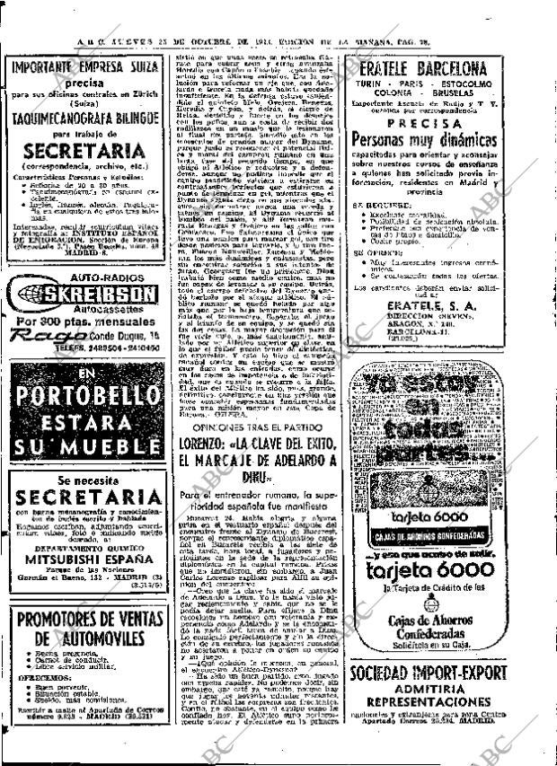 ABC MADRID 25-10-1973 página 78