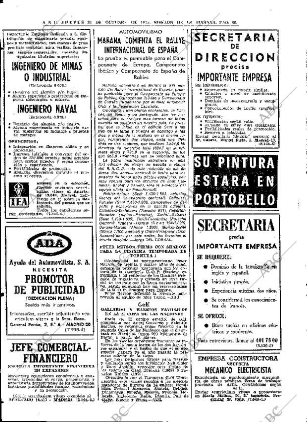 ABC MADRID 25-10-1973 página 80