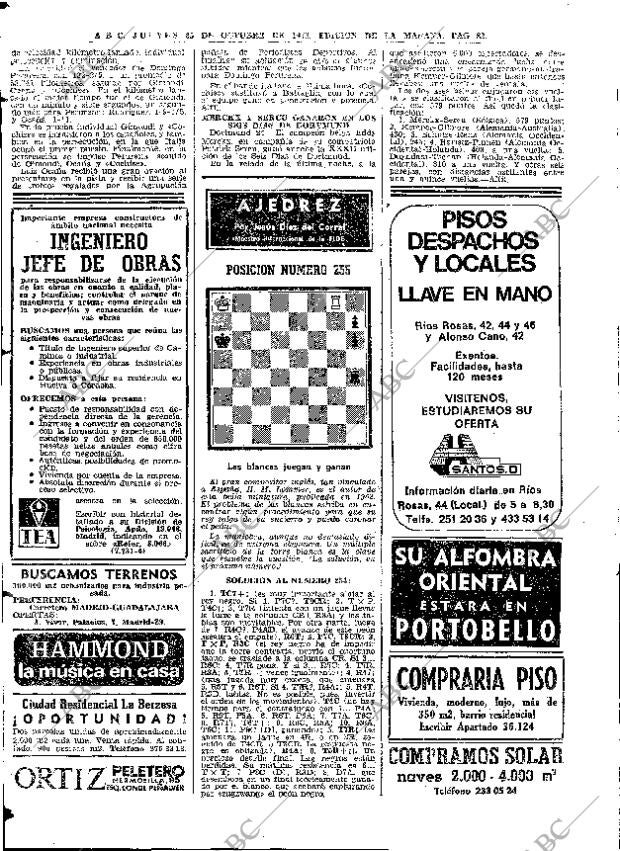 ABC MADRID 25-10-1973 página 82
