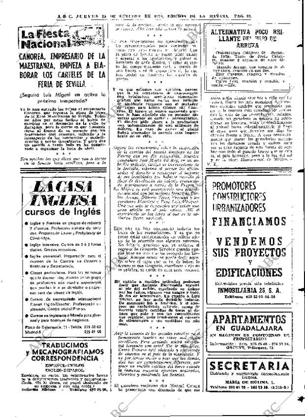 ABC MADRID 25-10-1973 página 85