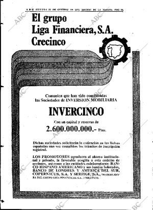 ABC MADRID 25-10-1973 página 86