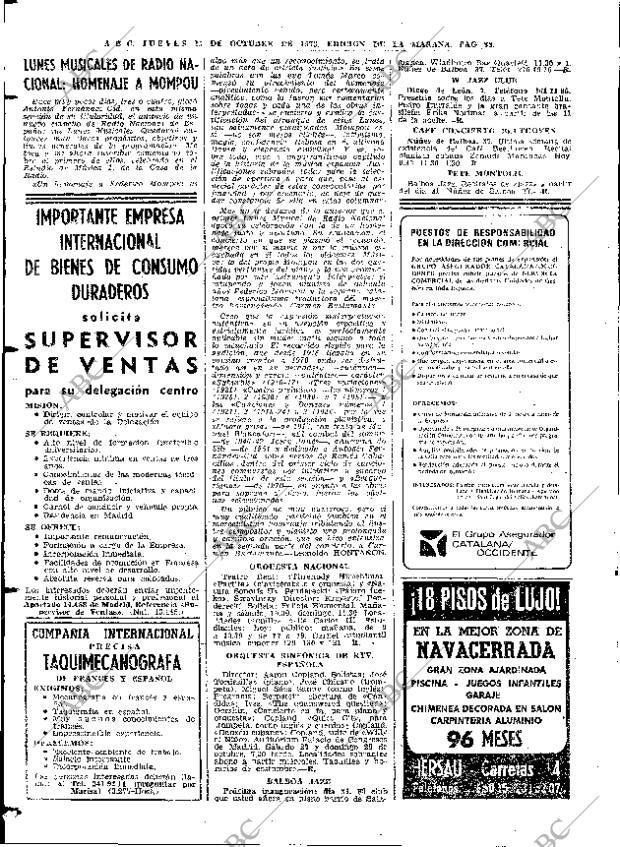 ABC MADRID 25-10-1973 página 88