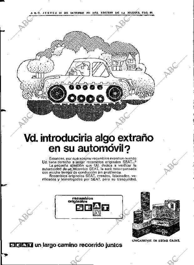 ABC MADRID 25-10-1973 página 90