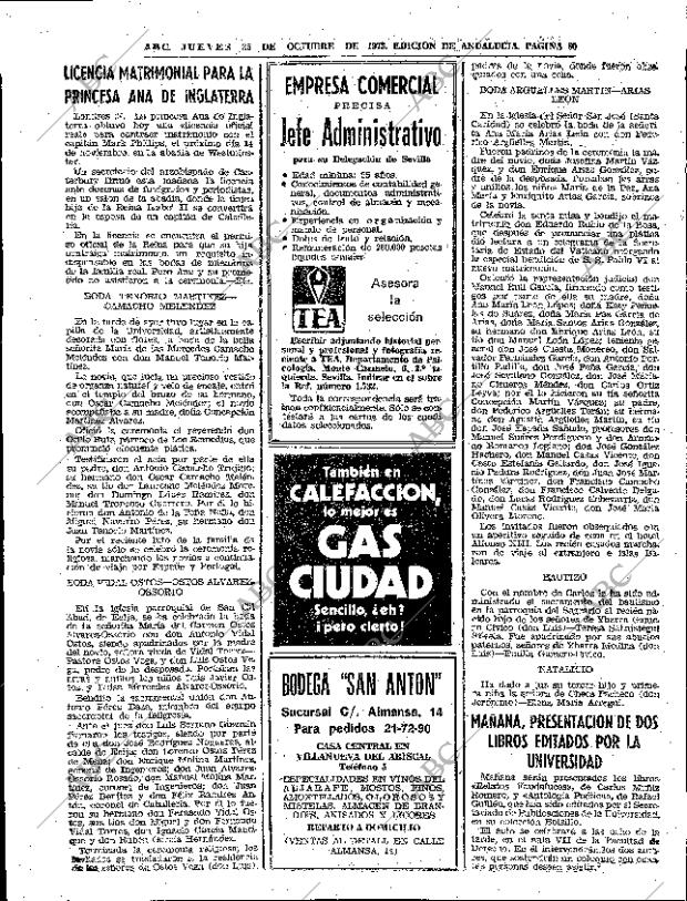 ABC SEVILLA 25-10-1973 página 60