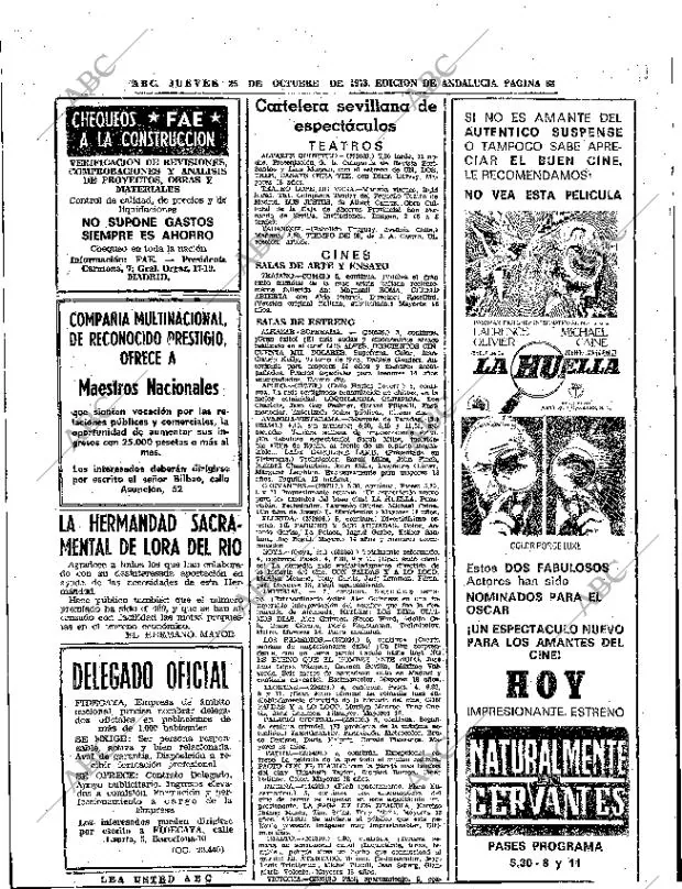 ABC SEVILLA 25-10-1973 página 68