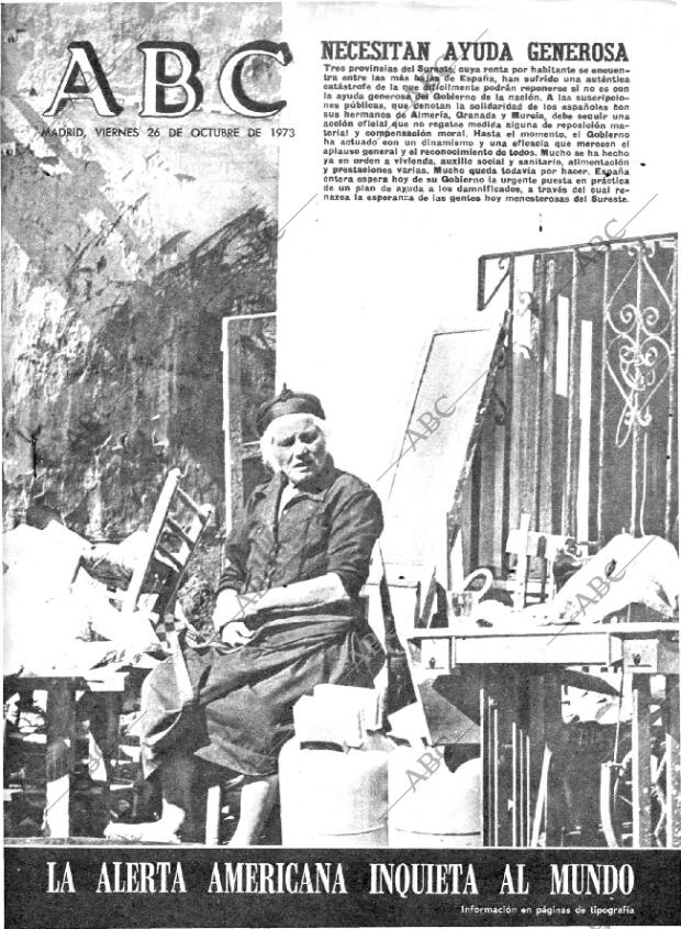 ABC MADRID 26-10-1973 página 1