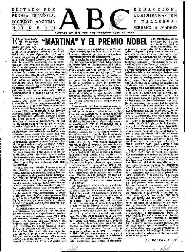 ABC MADRID 26-10-1973 página 3