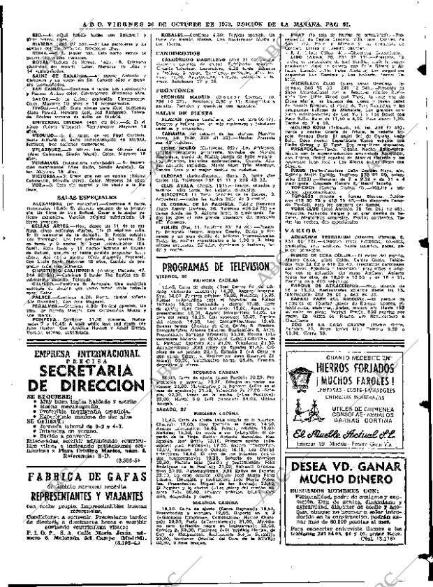 ABC MADRID 26-10-1973 página 89