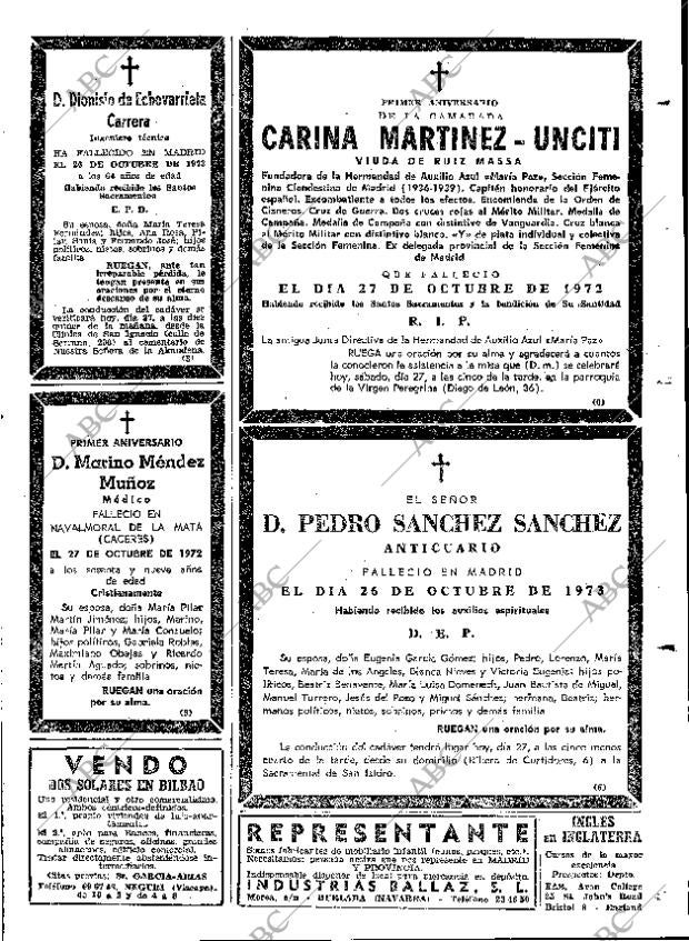 ABC MADRID 27-10-1973 página 113