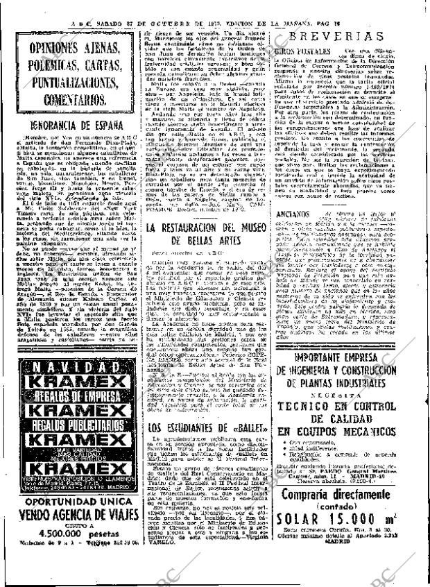 ABC MADRID 27-10-1973 página 24