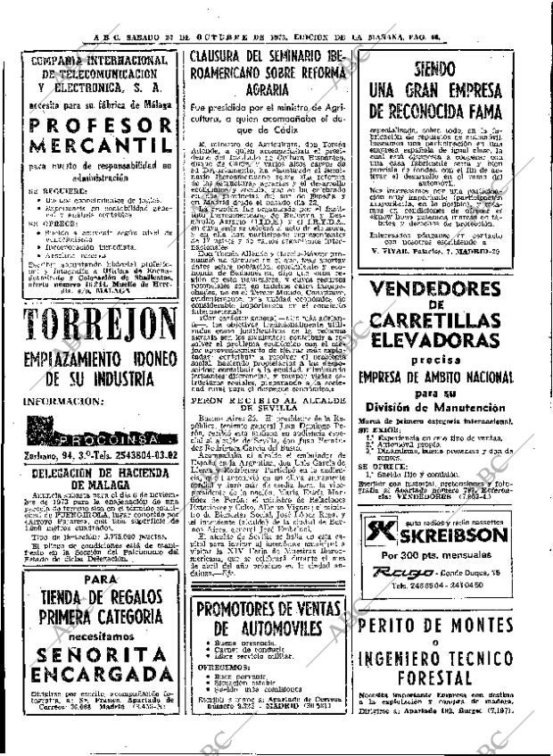 ABC MADRID 27-10-1973 página 38