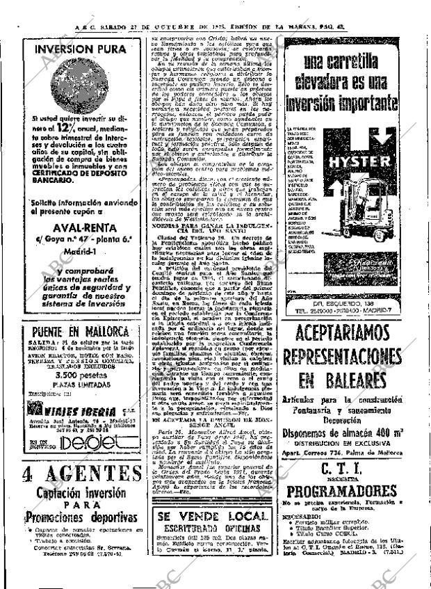ABC MADRID 27-10-1973 página 40
