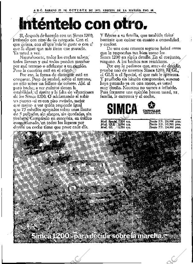 ABC MADRID 27-10-1973 página 44