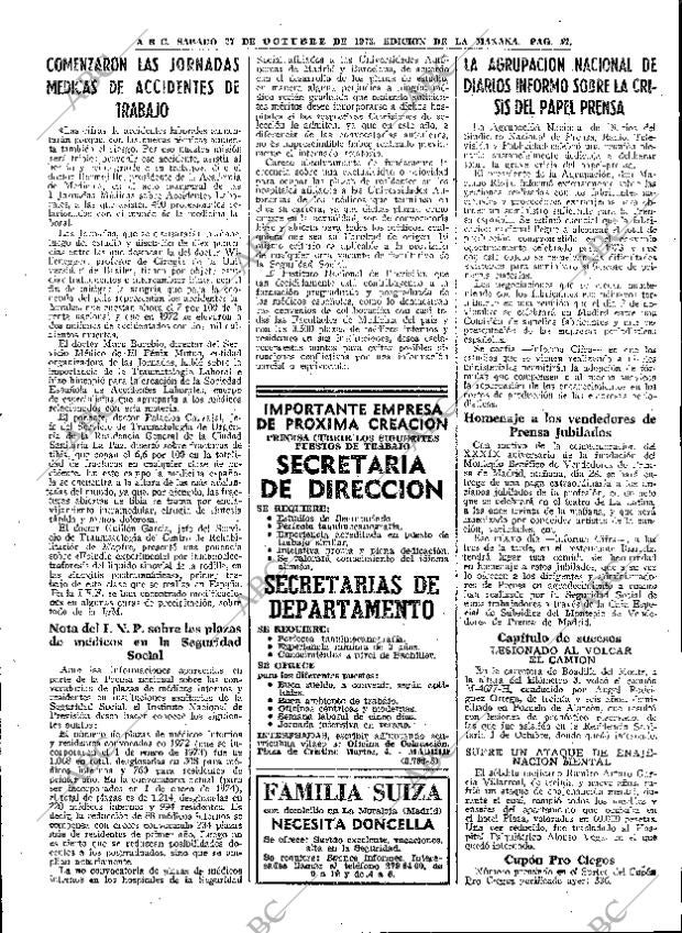 ABC MADRID 27-10-1973 página 55