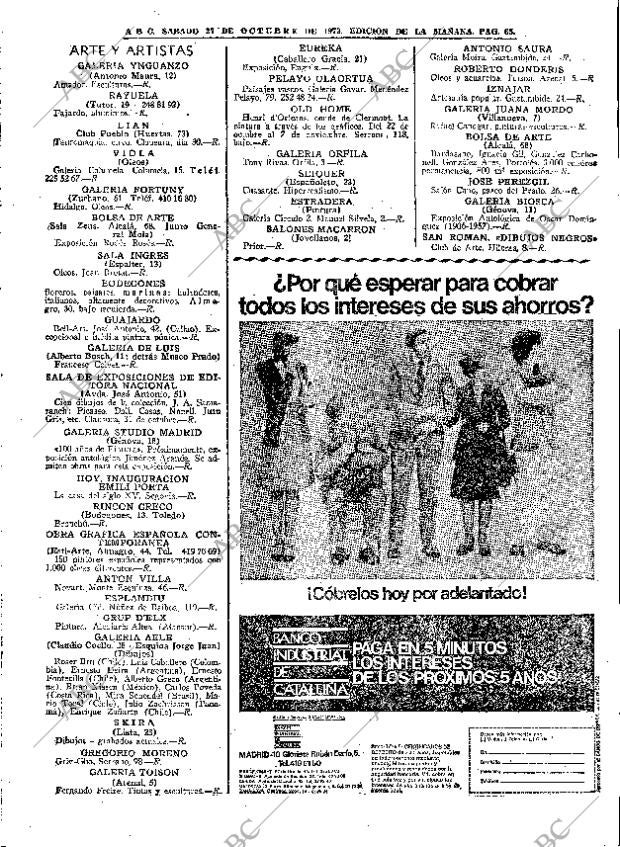 ABC MADRID 27-10-1973 página 63